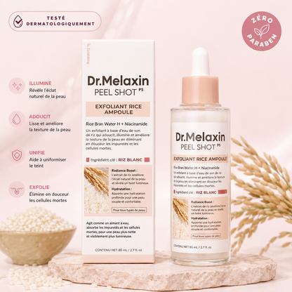 KoreanGlow™ - Le Sérum Coréen Exfoliant au Riz